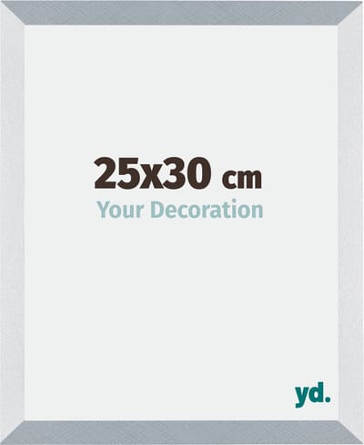 Your Decoration - Fotolijst 25x30 cm - MDF - Aluminium Geborsteld - Mura