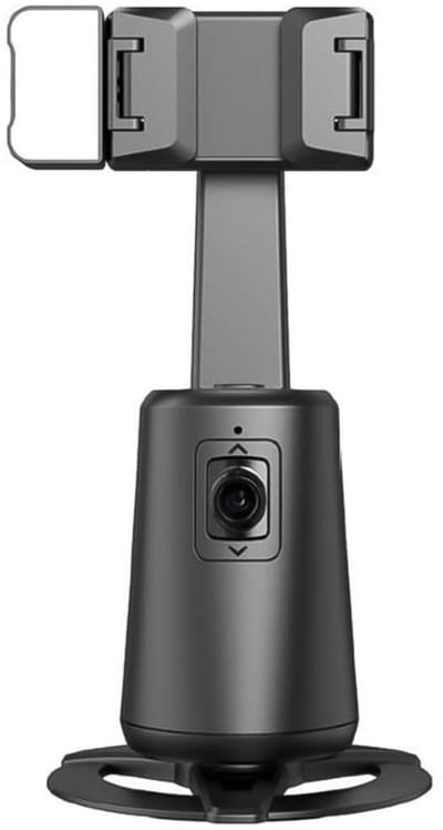 Cosensi- Statief 360° Rotatie - Automatische Gezichtstracking - Smartphonehouder - Verstelbare Hoogte - Gebarenbediening - Geschikt voor Binnen/Buitenopnamen - Camera Statief
