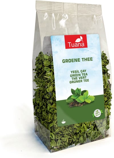 Tuana Kruiden - Groene Thee 125g - Gunpowder - 125 Gram - TUTHEE028