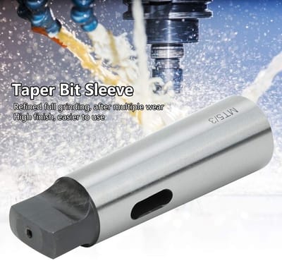 Dailygoods - Morse Conus Adapter - MT5 naar MT3 - Hoge hardheid en slijtvastheid - Zilverkleurig - Boorhuls - Geschikt voor draaibankfrezen - Snelstaal