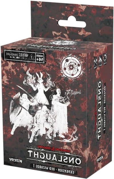 Dungeons & Dragons Uitbreiding - Speelfigurenset Uitbreidingsset - Tafelspel - Red Wizards 1 - 4 x 7 x 3 inches