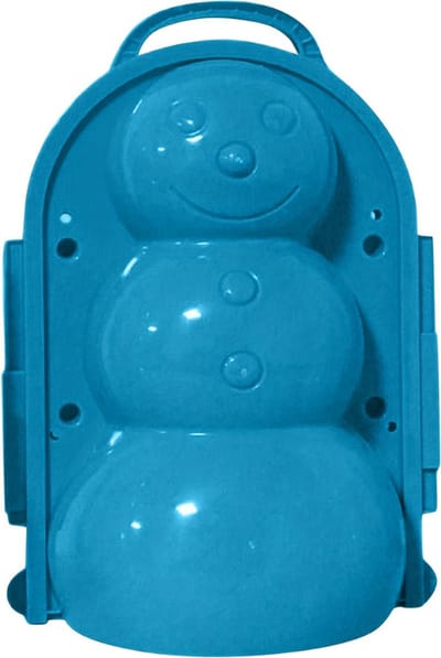 Livano Sneeuwballenmaker - Sneeuwbaltang - Sneeuwpop - Strandspeelgoed - Zandspeelset - Strandschepje - Blauw