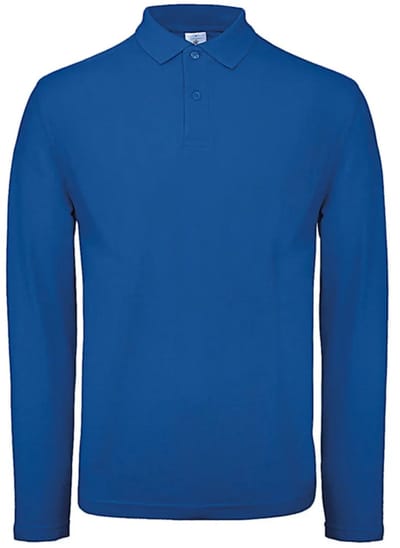 Polo met lange mouwen B&C ID.001 LSL