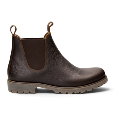 Panama Jack Waterdichte Chelsea Boots van Kastanjebruin Leer voor Heren - Biar C2