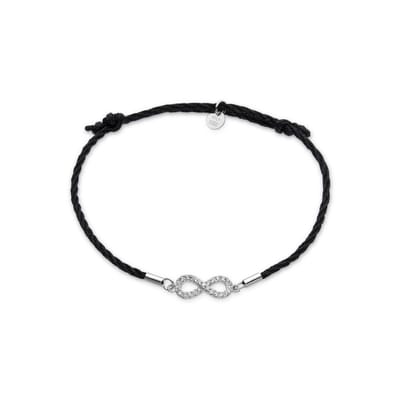 Luxenter 925 Sterling Zilver en Rhodium Plated Briljant Zirkonia Armband - Ganvi
