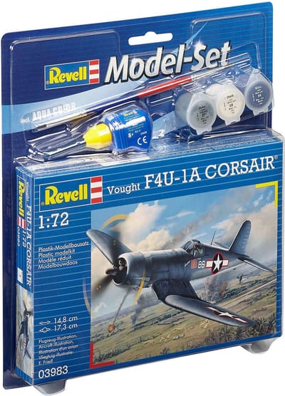 Revell Modelbouwpakket Militaire voertuigen - 63983 Vought F4U-1D Corsair - Model Set Plastic - 1:72 - Modelbouw