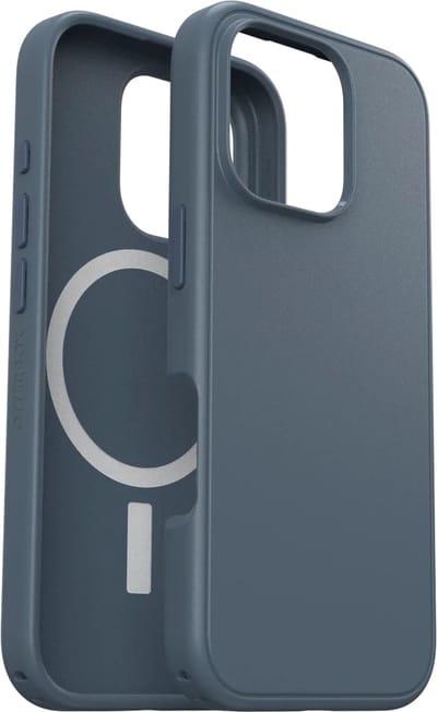 OtterBox Geschikt voor Apple iPhone 16 Pro - Symmetry Geschikt voor Mag - Back Cover Hoesje - Blauw