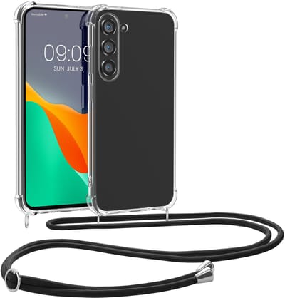 kwmobile telefoonhoesje geschikt voor Samsung Galaxy A36 5G - Hoesje met telefoonkoord - Back cover in transparant