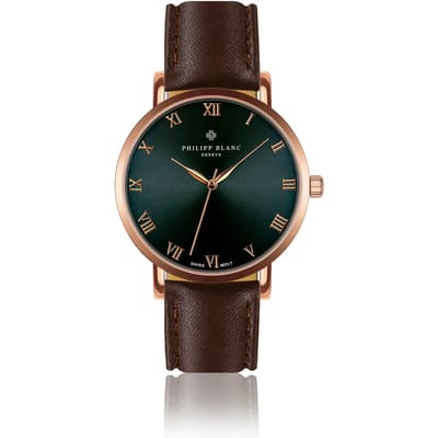 Lederen horloge Philipp Blanc Bern
