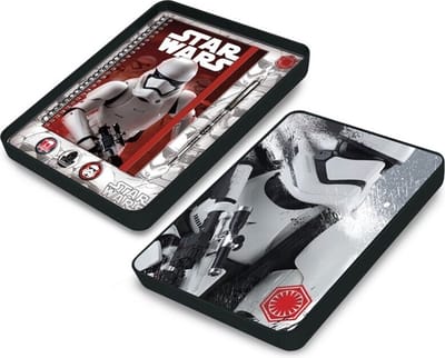 Star Wars Schrijfwarenset in metalen geschenk blik - Notitieboekje en Pen