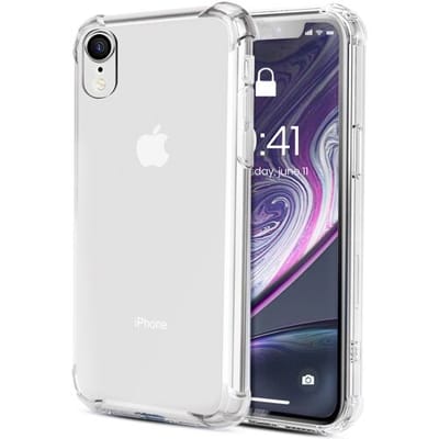 ShieldCase Silicone Shock case TPU geschikt voor Apple iPhone Xr - Doorzichtig - Verstevigde hoeken voor extra bescherming - Transparant