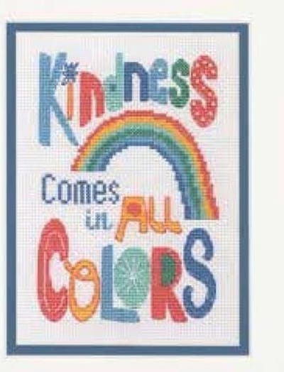 Dimensions Kindness Colors borduren (pakket)
