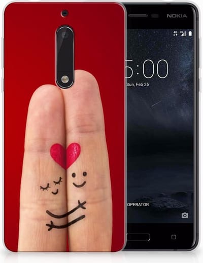 Nokia 5 Silicone Back Cover Liefde - Origineel Romantisch Cadeau