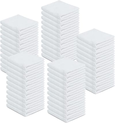 50 Stuks Katoenen Keukendoeken 30x30 cm - Zeer Absorberende, Herbruikbare Dweilen