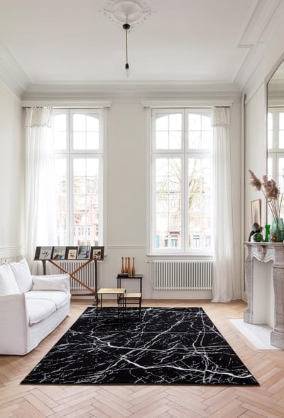 Vloerkleed Timeless Creativity Bianconero Ink 463.11.AF900 - maat 120 x 170 cm