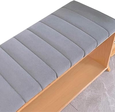 Tuinbankkussen - Zitkussen Buiten - Comfortabel Zitten - Verwijderbaar en Wasbaar - Meerdere Maten - Grijs