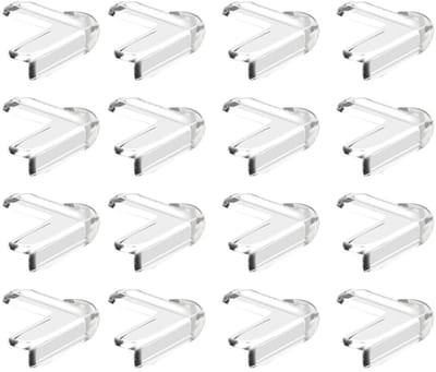 Cosensi- Hoekbescherming 16 Stuks - Transparante Hoekbescherming - Zelfklevende Randbescherming - Siliconen Tafelbuffer - Veilig en Duurzaam - 3-zijdig Ontwerp - Tafelbeschermers