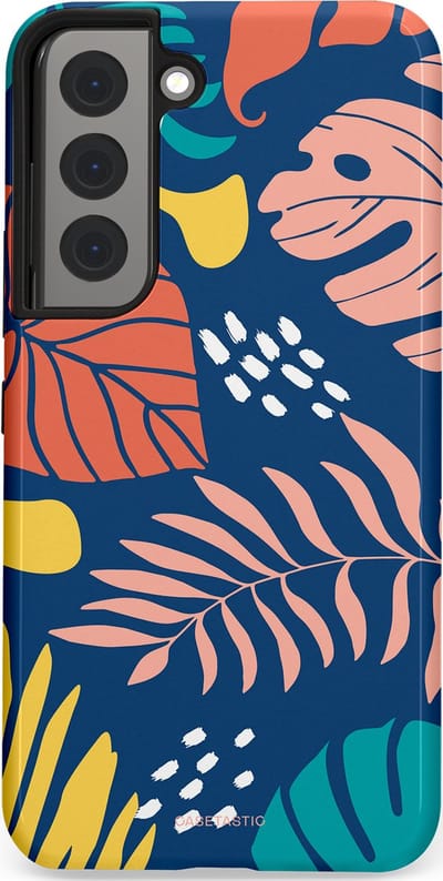 Casetastic Hoesje Geschikt voor Samsung S22 - Stijlvolle Beschermende Duo-layer Case - Zwoele avond