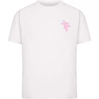 T-shirt dames Miss Tee Pink Cross