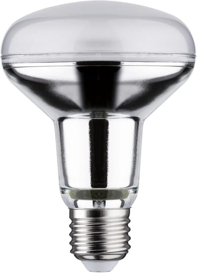 LED Reflector E27 R80 Dimbaar 10W Warmwit Glas Zilver 730lm Vervangt Halogeen