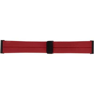 Bracelets de montre de sport à dégagement rapide en silicone avec boucle pliante magnétique 24 mm adaptés pour Suunto 7 9 bordeaux