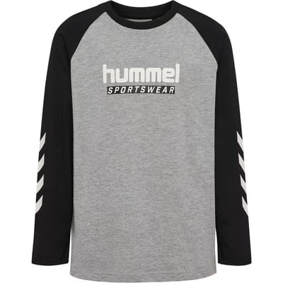 T-shirt met lange mouwen en kinderlogo Hummel