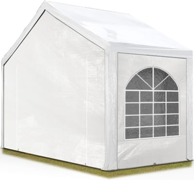 Hoogwaardige Partytent 3x2 m van PE 450 N zeil tuintent feesttent waterdicht in Wit