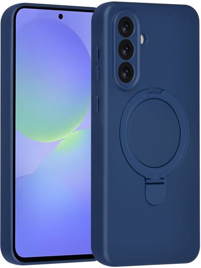 TUNIQ telefoonhoesje voor Samsung Galaxy A36 - MagSafe met ringstand - Donkerblauw
