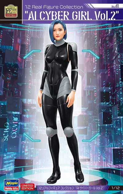 Hasegawa - 1/12 REAL FIGURE No. 41 AI CYBER GIRL 2 SP608 (10/24) * - modelbouwsets, hobbybouwspeelgoed voor kinderen, modelverf en accessoires