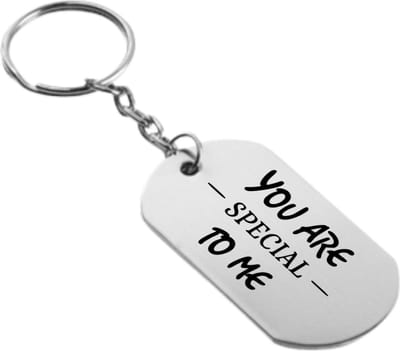 Akyol - jij bent speciaal voor mij sleutelhanger - Vriend - familie - cadeau - 54 x 29mm