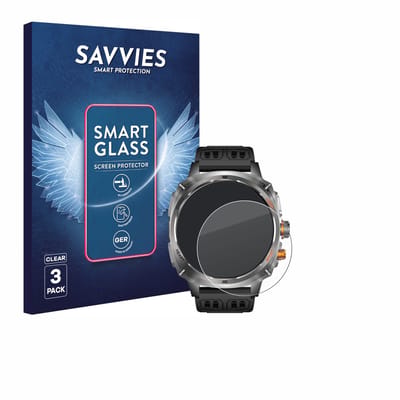 3 Stuks Savvies Screenprotector - geschikt voor Rogbid Titan V 1.75" - beschermfolie glas transparant