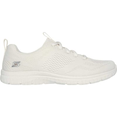 Skechers Dames/Dames Mesh Geheugenschuim Trainers (Gebroken wit)