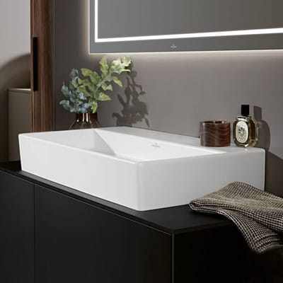 Villeroy & Boch Memento 2.0 washbasin 80 cm without tap hole, without overflow 4A228F01