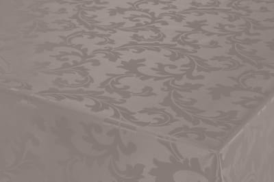 Bellatio Design Tafelkleed - barok - taupe - 140 x 250 cm - tafelzeil