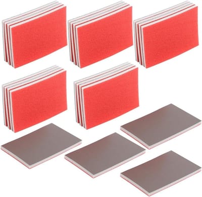 Schuursponzen Set - Schuurpads - Oppervlakken Schuren - Nat en Droog Gebruik - 24 Stuks - Kleurmengsels
