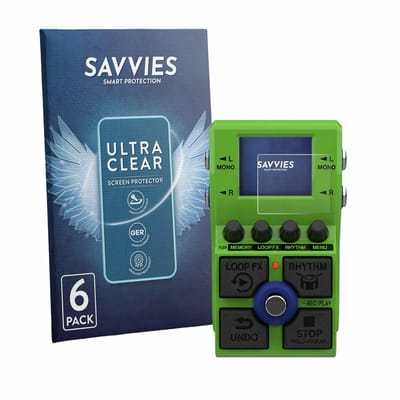 Savvies - Screenprotector voor Zoom MS-90LP Plus - Folie Beschermfolie transparant 6 Stuks