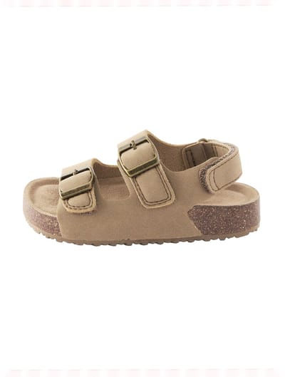 Next - Jongens - Sandalen met verzacht voetbed en twee gespbandjes - Naturel