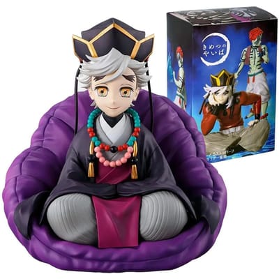Anime Demon Slayer Anime Yaiba Doma Noodle Stopper Model PVC Figuur Collectie Actiefiguur Speelgoed voor Kerstcadeaus Premium Kwaliteit