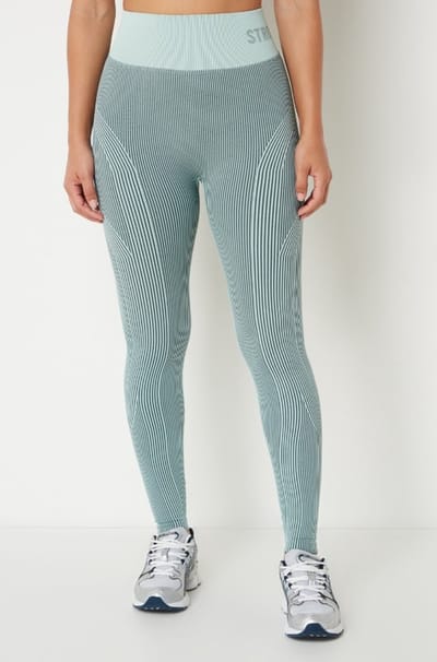 Stronger - Arc Seamless Tights - Sportlegging - Dames - Sea Moss - Maat L