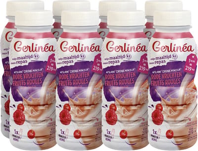 Gerlinéa | Drinkmaaltijd Rode Vruchten | 8 stuks | 8 x 236 ml