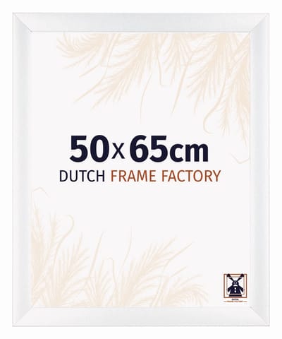 Fotolijst 50x65 cm - MDF - Wit Mat - Praag