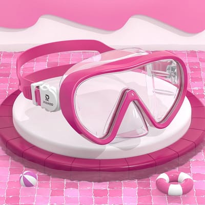 Kinderen Zwembril Anti-Fog Met Neus Cover - Duik en Snorkel Masker voor Jeugd 4-15 Jaar