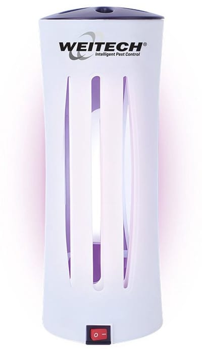 Weitech UV Insectenlamp met Kleefplaat - 30 m² - Muisstil