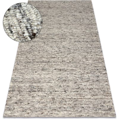 Kleden Rugsx NEPAL 2100 naturel grijs tapijt - wollen, 60x100 cm