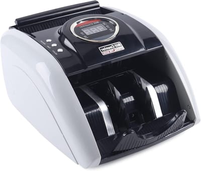 Geldtelmachine - Geldzoeker teller - Bankbiljetten tellen - UV-detectie - 900 tellen/minuut - Zwart