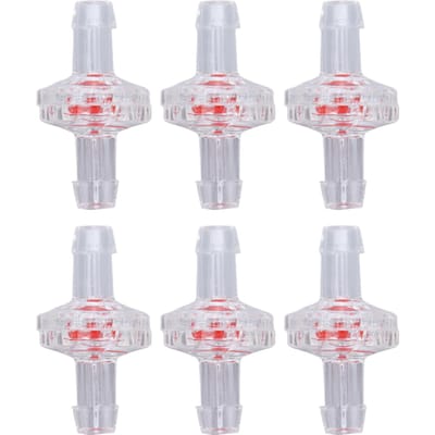 10 stuks Keerklep 1-weg PP Kunststof Slang Waterstop Membraan Barb voor Luchtinlaat Toevoer Type 2