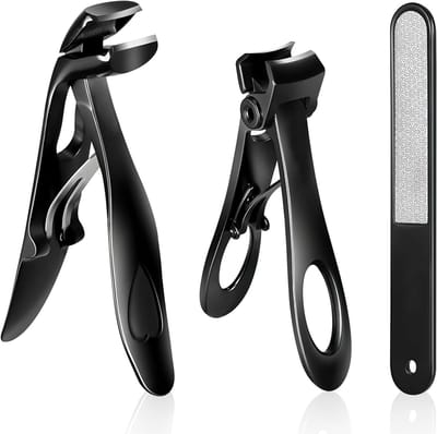 Professionele Nagelschaartjes voor Dikke Teennagels, Ergonomisch Ontwerp, Lange Handgreep en Brede Klem, Ideaal voor Senioren en Thuisgebruik