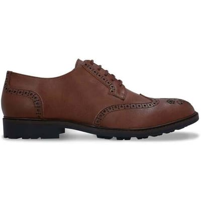 Nette Schoenen Nae Vegan Shoes Vegan Brogue Derby Schoenen voor Heren Gael Bruin