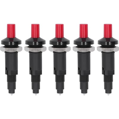 Lot de 5 allume-cigare piézoélectriques à une prise, bouton-poussoir, accessoires pour allume-cigare de cuisine
