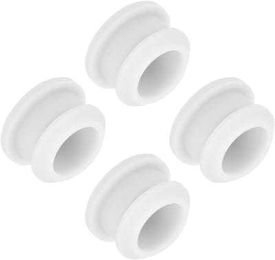 Gatdoppen - Afsluitdoppen - Gaten Af te Dichten - Hoge Elasticiteit - 4 Stuks 15mm - Wit
